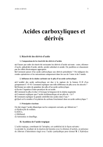 Acides carboxyliques