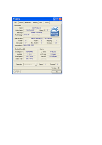Propriétés du processeur: Type de processeur Intel Pentium 4, 2433