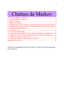 3. Chaîne de Markov