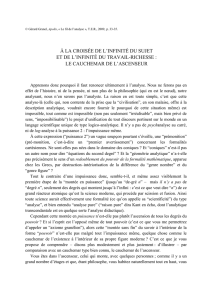 Gérard Granel, Apolis, « Le fil de l`analyse », T.E.R., 2009, p. 33
