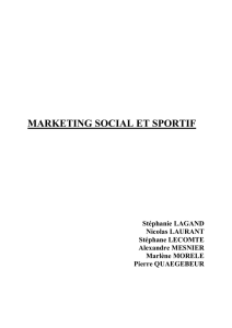 marketing social et sportif