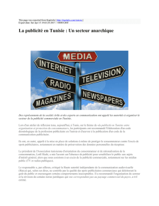 La publicité en Tunisie : Un secteur anarchique : Kapitalis : http