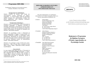 Programme 1998-1999 - Université de Genève
