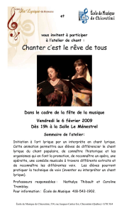 Atelier de djembé - École de musique de Chicoutimi
