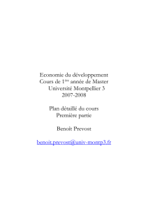 Première partie - Benoît Prévost