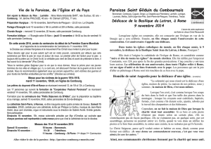 9 novembre 2014 - Paroisse St Gilduin du Combournais - E