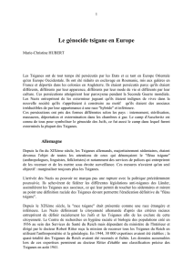 Le génocide tsigane en Europe - Les Tsiganes pendant la Seconde