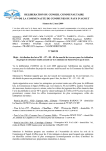 D-28-120509-marches - Communauté de communes du Lautrécois