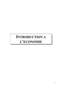 Chapitre 0 Introduction a l`economie