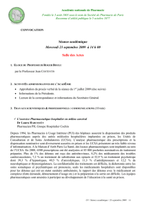 convocation - Académie Nationale de Pharmacie