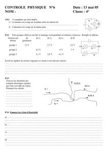 CONTROLE CHIMIE N°1 Date : 30 sept 04