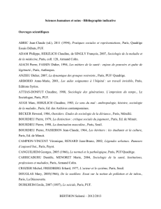 Bibliographie soignants - ifsi du chu de nice 2012-2015