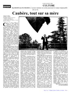 libe_claudine - Philippe Caubère