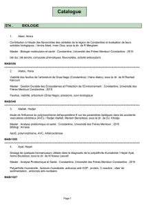 Catalogue master 2015 - Université des Frère Mentouri Constantine