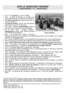 Le génocide des roms-tsiganes 2° Guerre Mondiale