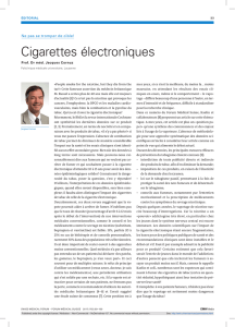 Cigarettes électroniques