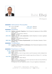 Rabii Elbeji – Développeur
