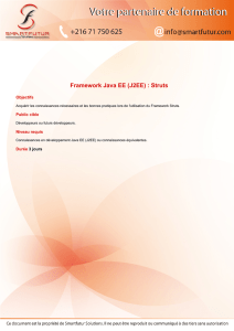 Framework Java EE (J2EE) : Struts