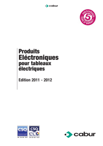Produits Eléctroniques pour tableaux électriques