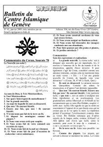 Bulletin n°41 - Centre Islamique de Genève