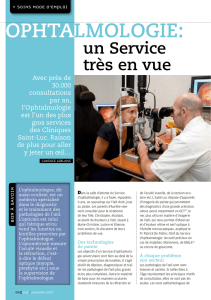 dossier du Saint-Luc Magazine - Cliniques universitaires Saint-Luc