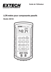 LCR-mètre pour composants passifs