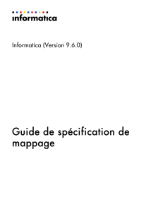 Guide de spécification de mappage