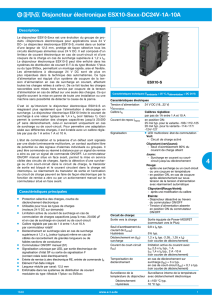 Disjoncteur électronique ESX10-Sxxx-DC24V-1A-10A