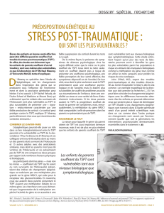 Prédisposition génétique au stress post-traumatique