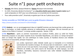 Suite n°1 pour peSt orchestre