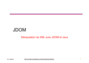 Manipulation de XML avec JDOM et Java