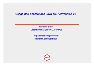 Usage des Annotations Java pour Javanaise V2