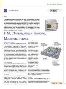 Schneider Magazine 26 - ITM, l`Interrupteur Temporel Multifonctionnel