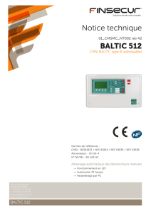 Notice technique BALTIC 512