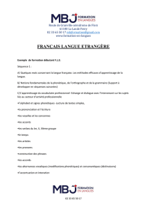 français langue etrangère - MBJ | Formation en langues