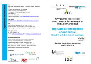 Big Data et intelligence économique