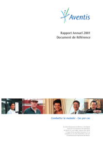 Rapport Annuel 2001