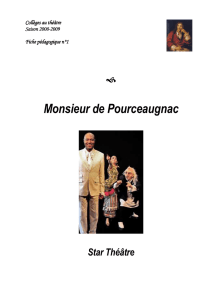 Dossier pédagogique Monsieur de Pourceaugnac