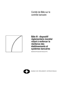 Bâle III - Bank for International Settlements