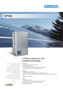 KP100L - cbsolar Engineering
