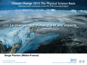 Le changement climatique et ses impacts