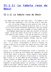 II.1.1) La tabula rasa du Désir - Anatole France – thèse de doctorat