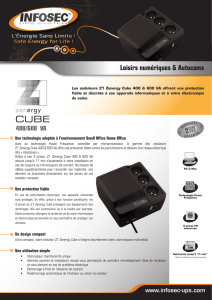 Documentation Z1 Zenergy Cube