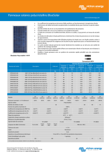 Panneaux solaires polycristallins BlueSolar