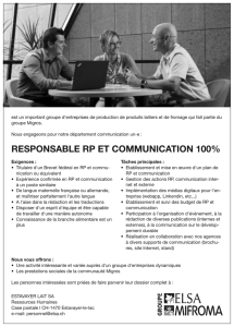 responsable rp et communication 100%
