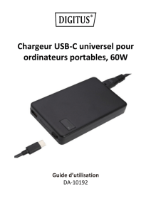 Chargeur USB-C universel pour ordinateurs