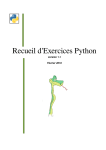 Recueil d`Exercices Python - Eric Berthomier
