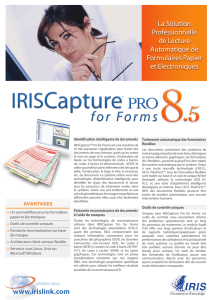 IRIS Capture Pro for Forms