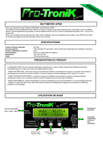 wattmeter ap6w specifications presentation du produit