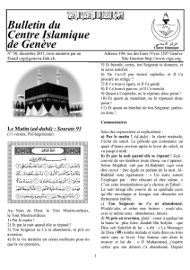 Bulletin n°50 - Centre Islamique de Genève